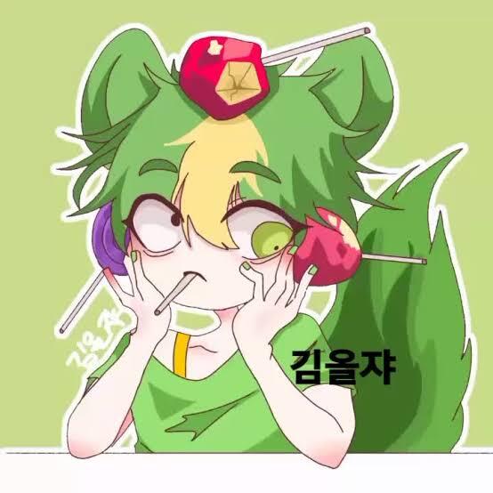 해트프 의인화 일러스트